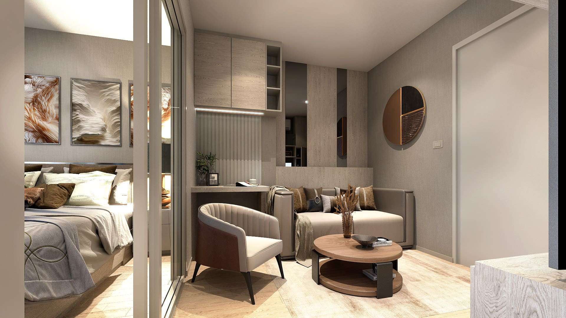ออกแบบคอนโด aspire condo ngamwongwan โดย a7design
