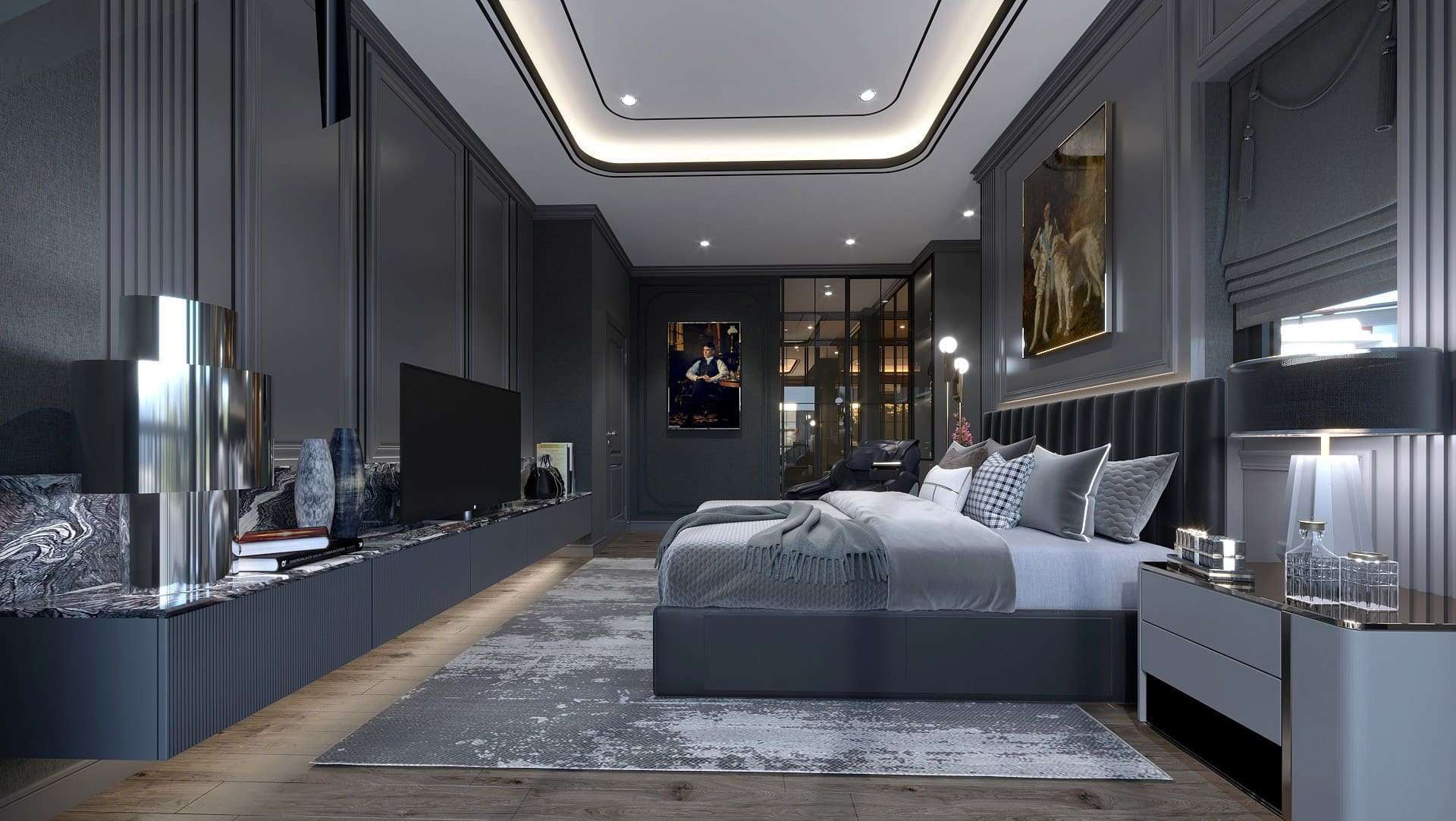 ผลงานออกแบบ บ้าน คุณป๊อป Bangkok Boulevard พระราม 5 โดย a7design