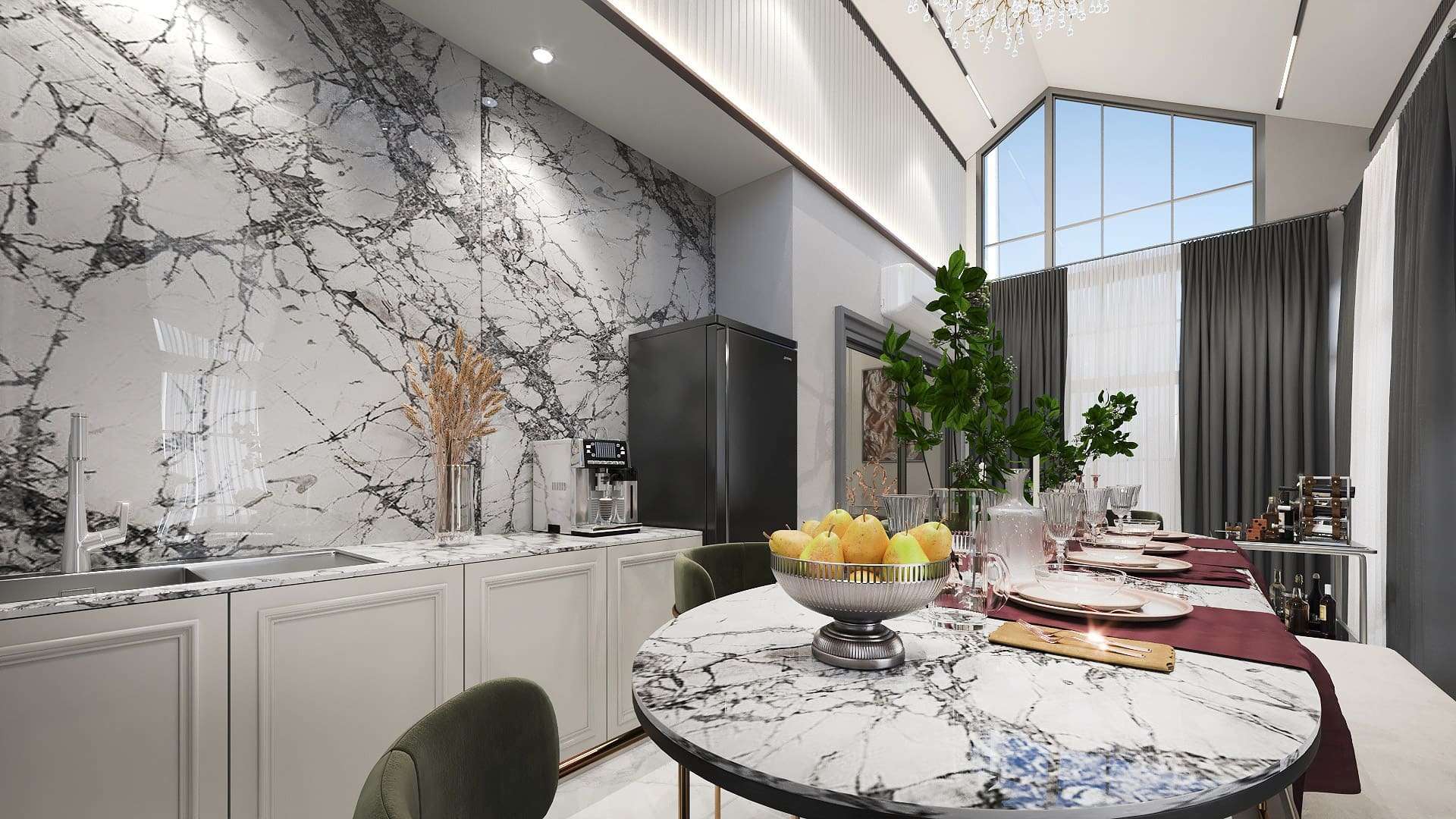 ผลงานออกแบบ บ้าน คุณป๊อป Bangkok Boulevard ระราม 5 โดย a7design